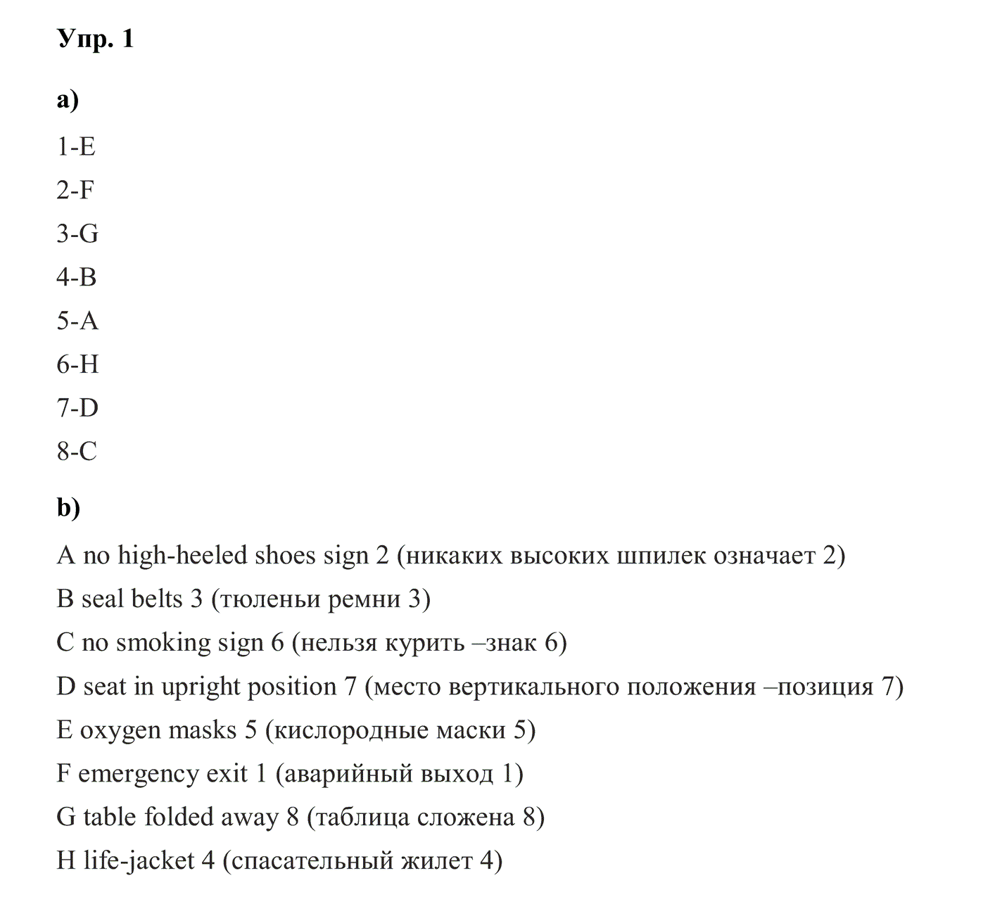 гдз решебник онлайн по английскому языку 10 класс enjoy english unit 4, progress check номер задача 1 автор Биболетова, Бабушис, Снежко